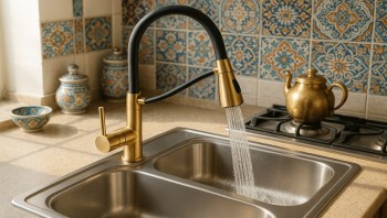 شیر ظرفشویی شاوری آشپزخانه
