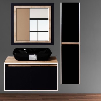 ست کابینت و روشویی مدل H28 به همراه آینه و باکس