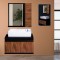 ست کابینت و روشویی مدل H20 به همراه آینه و باکس