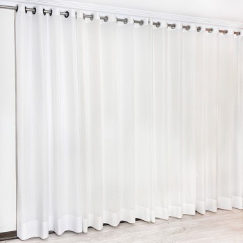 پرده مدل پانچ حریر شانتون سایز 150x280 سانتی متر