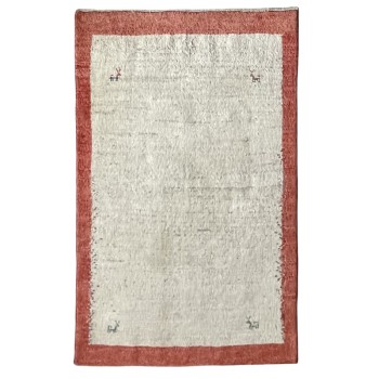 گبه دستباف ذرع و نیم مدل کف ساده کد 568