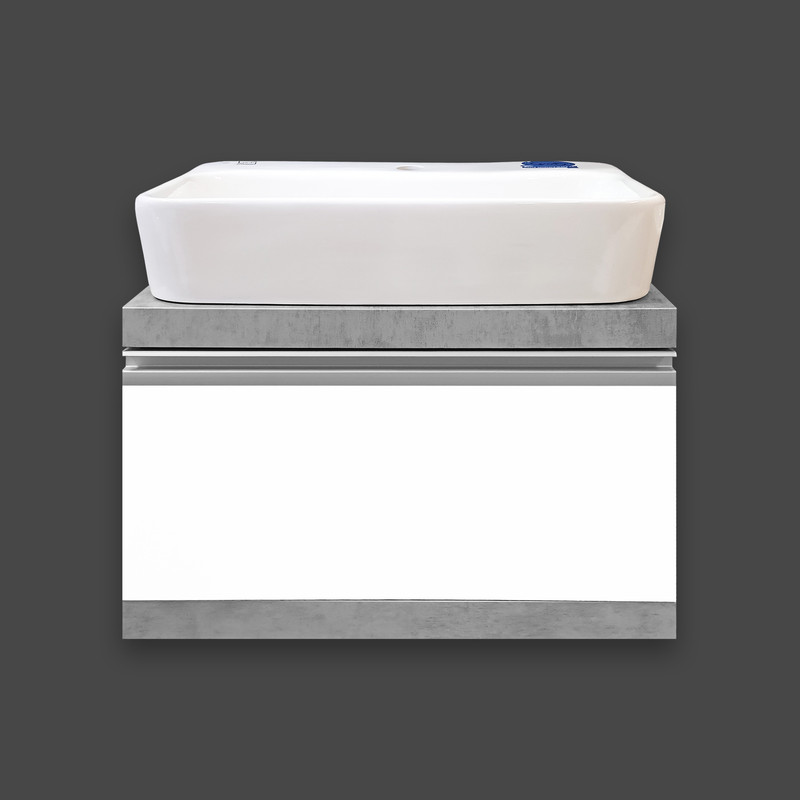 ست کابینت و روشویی مدل Z35 به همراه آینه و باکس