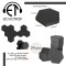 دیوارپوش اکوترپ مدل hex12x12 بسته24 عددی