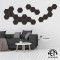 دیوارپوش اکوترپ مدل hex12x12 بسته24 عددی