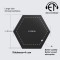 دیوارپوش اکوترپ مدل hex12x12 بسته24 عددی