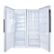 یخچال فریزر دوقلو 17 فوت هیمالیا مدل آلفا NF280a-NR440a، دارای نمایشگر و بدون برفک، با ارتفاع 192، پهنای 130 و عمق 70 سانتی متر، میزان مصرف انرژی B، دارای 5 طبقه در یخچال و 8 کشو در فریزر