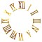 اعداد ساعت دیواری مدل رومی 4cm کد C17-1 مجموعه 12 عددی