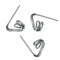 هوکس فلزی چوب پرده مدل HOOK100 بسته 100عددی