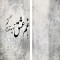 پرده مدل پانچی طرح نقاشی خط سایز 280x145 سانتی متر