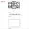 اجاق گاز صفحه ای استیل البرز مدل S-6901