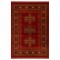 فرش ماشینی بزرگمهر طرح بلوچی کد78005 زمینه لاکی