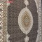 فرش ماشینی ستاره کویر یزد مدل ایساتیس کد I-006 زمینه قهوه ای