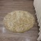 فرش ماشینی شاران هوم طرح خز پرز بلند فانتزی گرد زمینه کرم