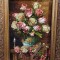 تابلو فرش دستبافت طرح دسته گل رز مدل RAR30
