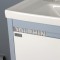 ست کابینت و روشویی دلفین مدل 7345-Gr به همراه آینه