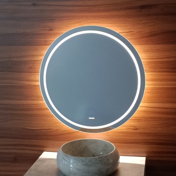 آینه سرویس بهداشتی آسان نصب فارابی مدل  بک لایت کد CR17S031/1