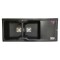 سینک ظرفشویی گرانیت پارادایز مدل  ITALY-408-BLAK-AKLIL توکار