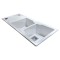 سینک ظرفشویی پارادایز مدل ITALY-408-WHITE-AKLIL توکار