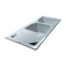سینک ظرفشویی پارادایز مدل ITALY-408-WHITE-AKLIL توکار
